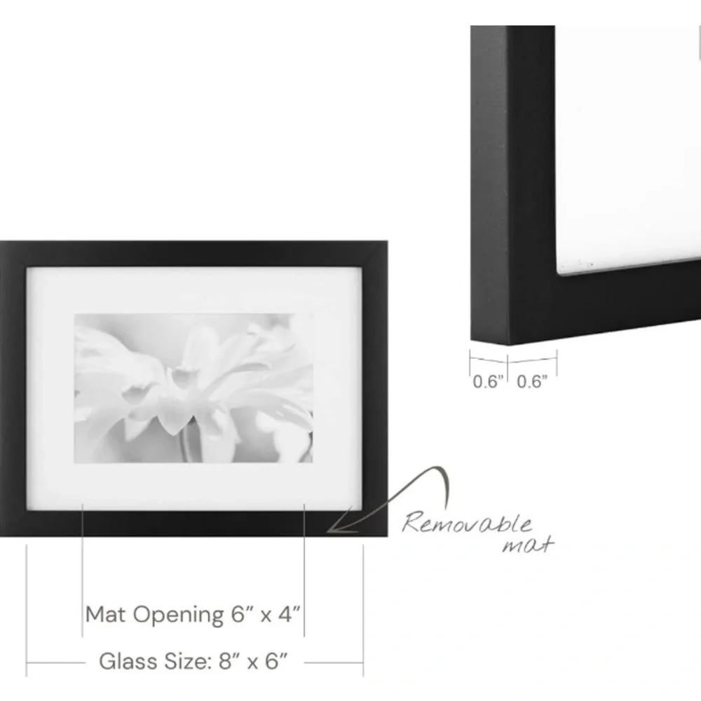 7-pc Walnut Gallery Wall Picture Frame Kit - Picture 6 of 7